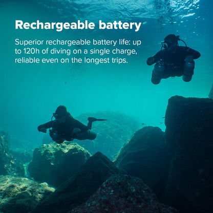 SUUNTO Nautic Dive Computer with Bungee Cord, Bright AMOLED Display, Integrated LED Flashlight, Up to 120H, GPS & Underwater Route Tracking, Wireless Tank Pressure Monitor