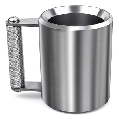 Esayendder Mug,8KG/18LB 300 ML Stainless Steel Super Dumbbell Fitness Sports, Coffee Mug