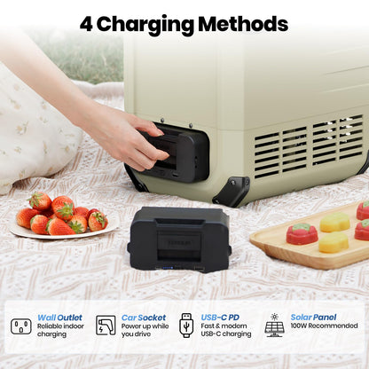 EENOUR DB01 Battery, 171Wh/15600mAh Additional Battery, Compatible D-Series Refrigerator Only(Charger Not Included)