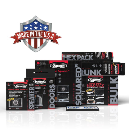 Dynamat Xtreme Sound Deadening Car Insulation Mega Pak 10465 – Noise Dampening for Floor, Doors, Panels, Hood or Trunk – Easy Self Adhesive Install – Made in USA – 9 Sheets 24”x48”, 72 sq ft total