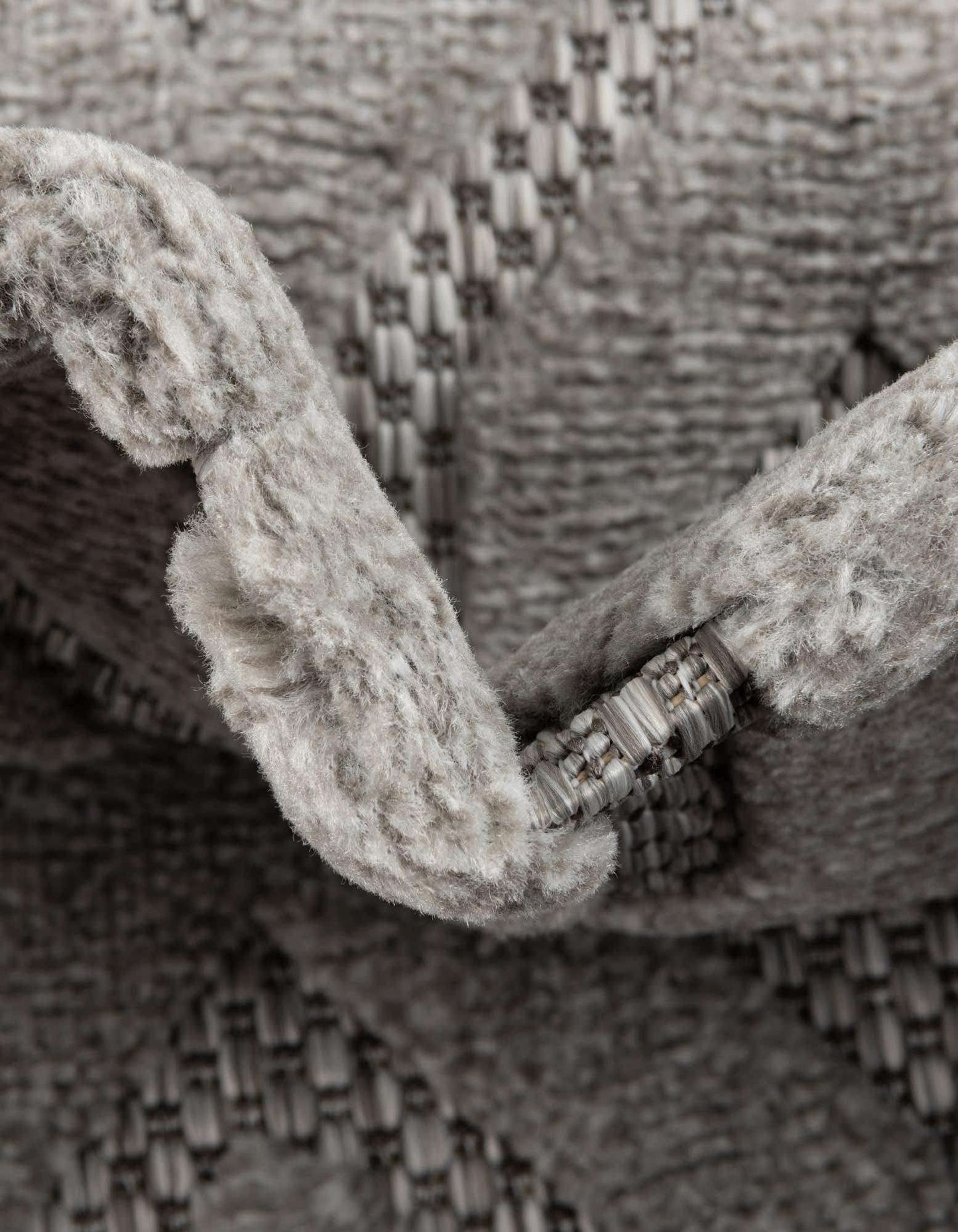 Unique Loom Outdoor Trellis Textured Collection Area Rug - Spatial (6' 1" x 9' Rectangle, Grey/ Gray)