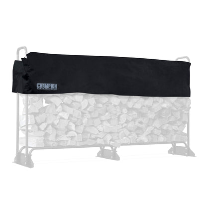 Champion Power Equipment 201164 96-Inch Firewood Heavy Duty Wood Log Rack, Weather Resistant Cover Included