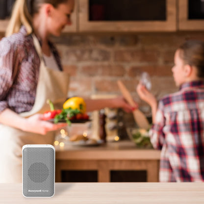 Honeywell Home RDWL313P2000 Doobell Plug-in Wireless Doorbell & Push Button-3 Series, Gray