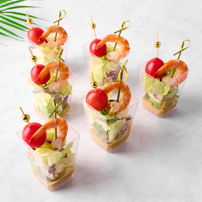 Kucoele 5oz Plastic Charcuterie Cups, 50 Sets