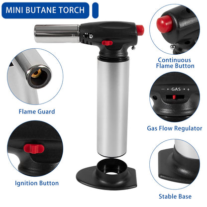 Standard Jewelry Soldering Kit with Silver Solder Wire & Butane Torch Kit for Jewelry Making Project & DIY Projects