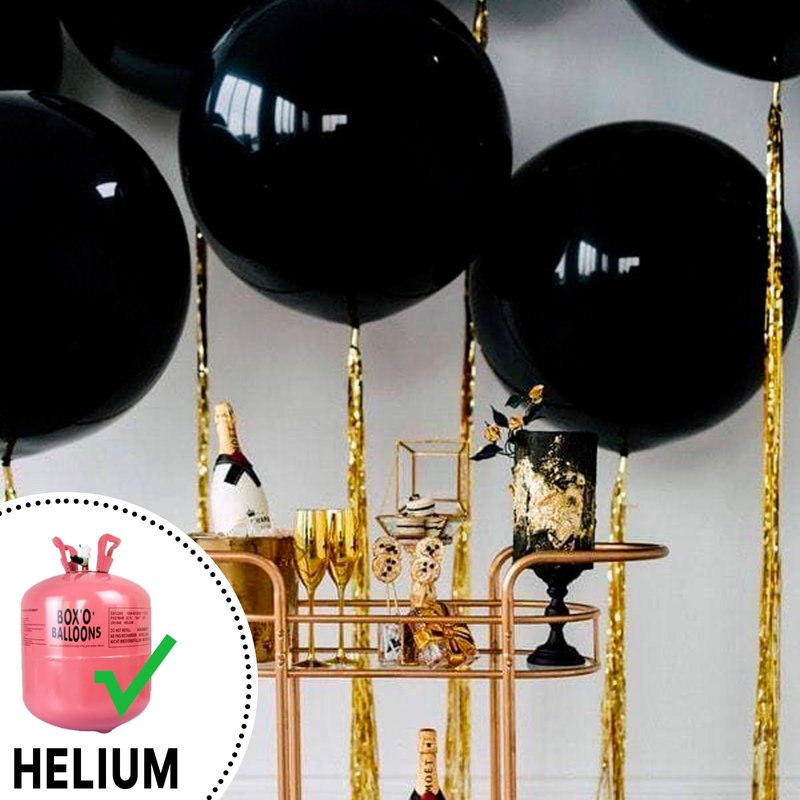 PartyWoo Black Balloons 20 pcs 18 Inch Latex Helium Matte Black Balloons for Baby Shower Birthday Graduation Casino Gaming Anniversary Retirement Pirate Race Car Theme Party Decorations Black-Y18