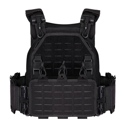 BOMTURN Tactical Vest for Men Quick Release Laser-Cutting Modular Vest for Outdoor