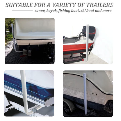 FINALAWOLF Boat Trailer Guide,60 "Boat Trailers, 316L Stainless Steel,Trailer Rear Guide,Lnstallation Width is Adjustable,Fit for a Variety of Boat Trailers