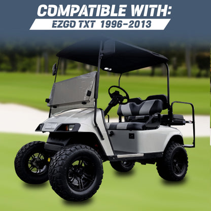 EZGO TXT Golf Cart Upgraded Full LED Light Kit – Street Legal, Fits 1996-2013 – Includes Headlights, Taillights, Turn Signals, Wiring, High/Low Beam, and More – 12–48V No Voltage Reducer Needed