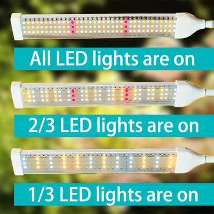 Secefeao 420 LED Grow Lights for Indoor Plants Full Spectrum, LED Plant Light with Stand, Adjustable Height, Plant Grow Lights with Auto 4/8/12/H Timer for Indoor Tall Plants.