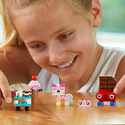 LEGO THE LEGO MOVIE 2 Unikitty’s Sweetest Friends EVER! 70822 Pretend Play Food and Friends Building Kit for Girls and Boys Unikitty LEGO Set 2019 (76 Pieces)