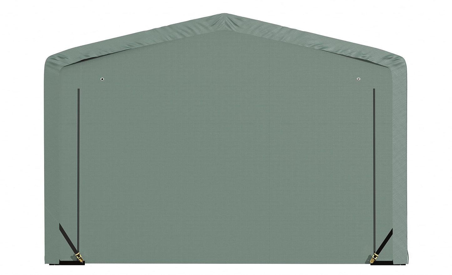 ShelterLogic ShelterTube Garage & Storage Shelter, 12' x 18' x 8' Heavy-Duty Steel Frame Wind and Snow-Load Rated Enclosure, Green