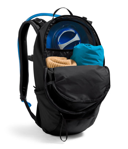 The North Face Basin 18 Liter Technical Daypack with Rain Cover - Unisex Backpack, Sternum Strap, Hiking Pole Attachment, TNF Black/TNF Black-NPF, One Size