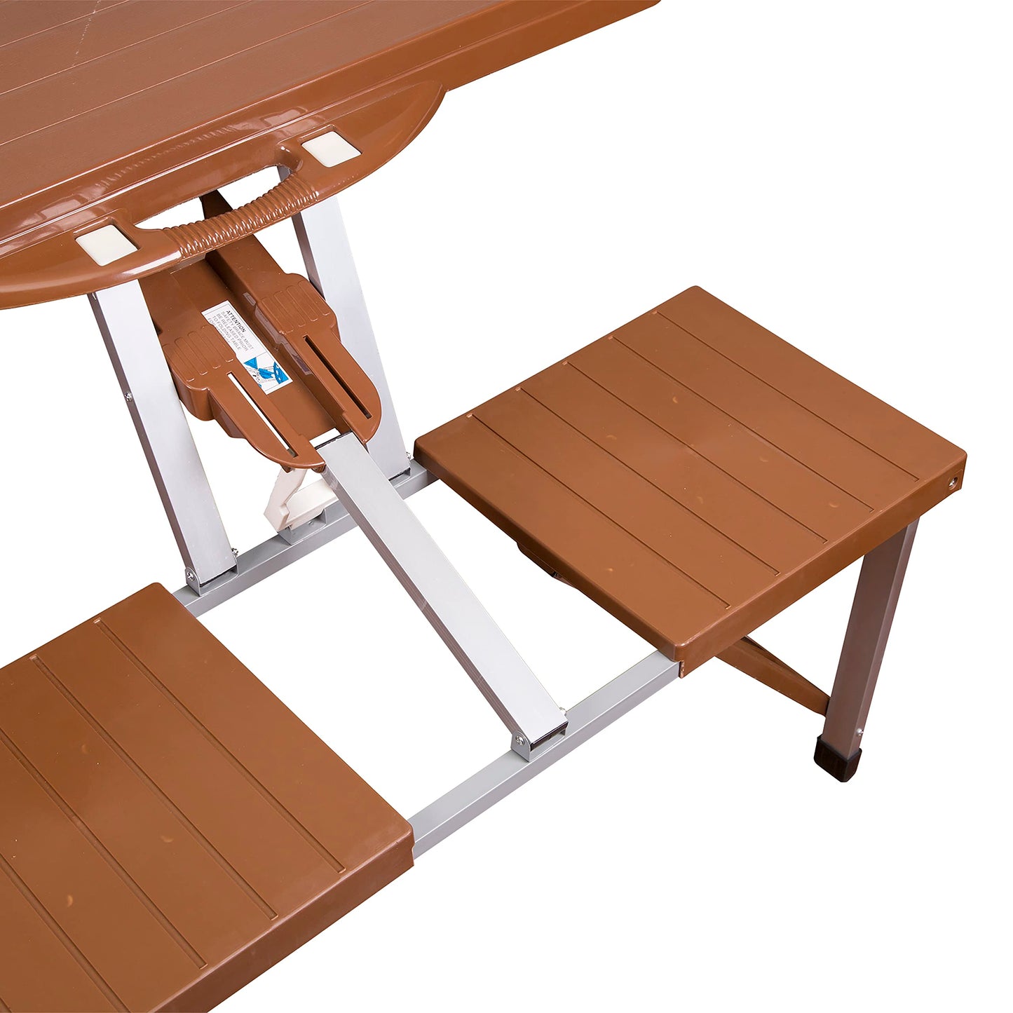 Stansport Picnic Table and Umbrella Combo - 615-45 Brown (615-45)