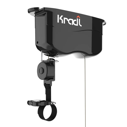 Kradl - Ceiling Mount Bike Lift and Rack. Bicycle Storage Hoist Without Electricity, Clumsy Ropes or Pulleys. 25 Pound Capacity.
