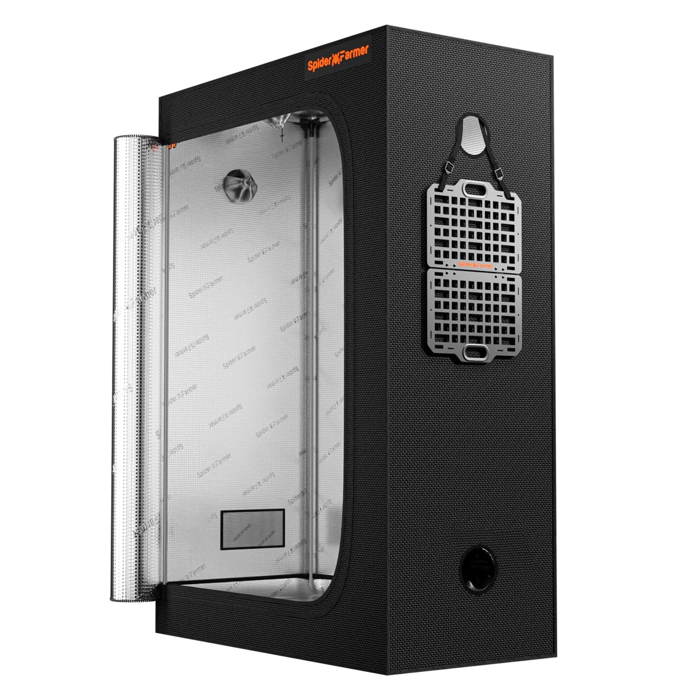 Spider Farmer Grow Tent Gear Board with 2.3x2.3 Grow Tent 28"x28"x63" for Indoor Plant Growing