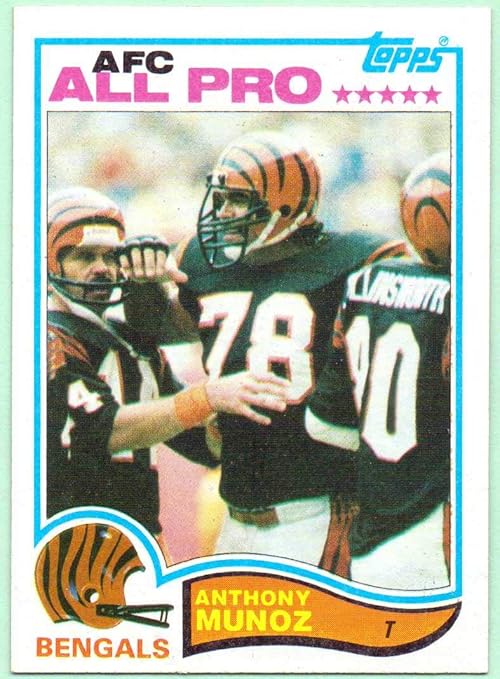 Anthony Munoz 1982 Topps Rookie #51 - Cincinnati Bengals
