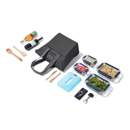 YETI Daytrip 20L Insulated Soft Cooler Tote Bag, ColdCell Flex Insulation, MagSnap Closure, External Pockets, Food Safe Lining, Classic Navy