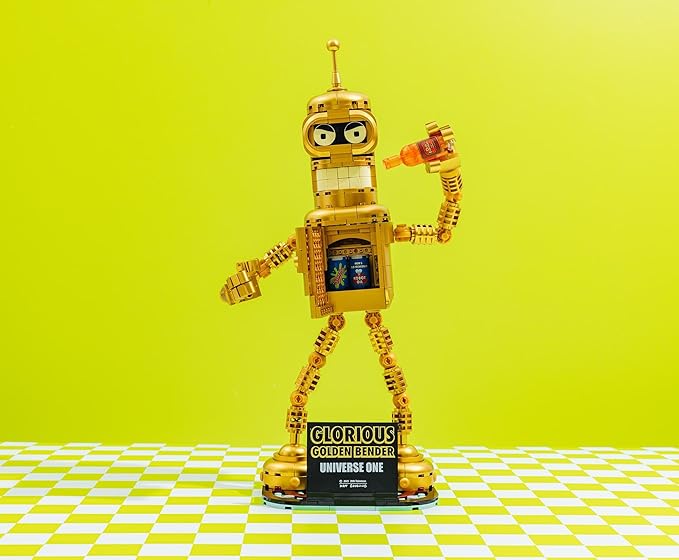 Brickcraft Futurama Gold Bender Comic-Con Exclusive Building Set