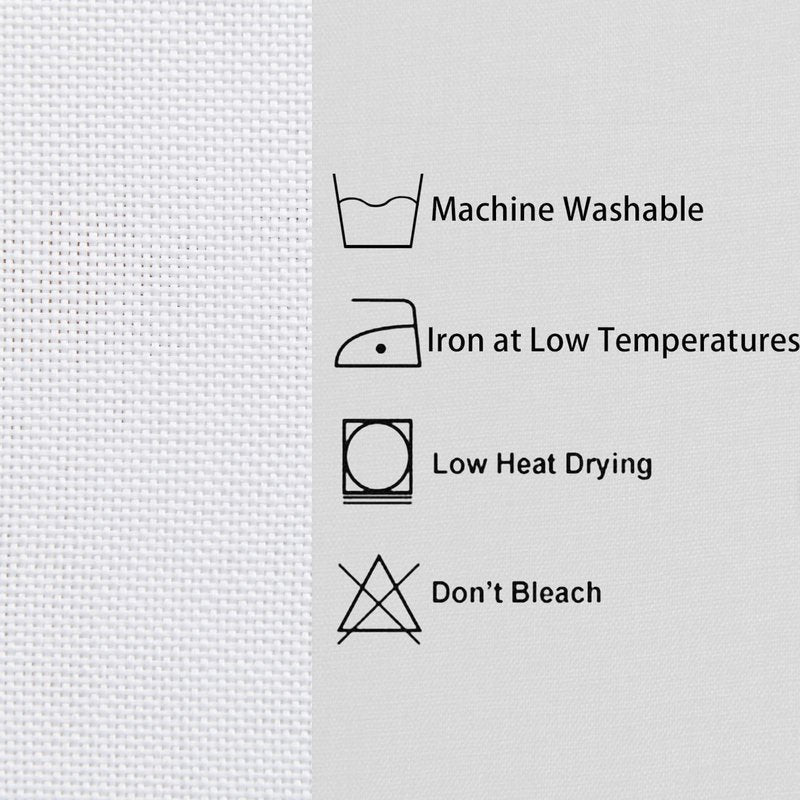 Hiasan Faux Linen Square Tablecloth - Wrinkle and Stain Resistant Washable Table Cloth for Kitchen Dining Room Holiday Table Cover for Party Dinner, White, 70 x 70 Inch