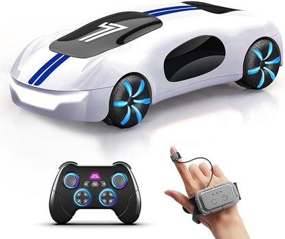 Gesture Sensing Remote Control Car Drift RC Stunt Car with Light Spray &amp Sound 2.4GHz Hobby RC Cars Toy for Kids 360° Rotate Birthday Gifts for Boys Girls 4-12