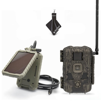 Stealth Cam Fusion Max 2.0 Cellular Trail Camera – 36MP Photo, 1080P Video, AT&T/Verizon Compatible, Motion Activated w/Night Vision – Hunting & Wildlife Surveillance Camera + Solar Panel (1PK)