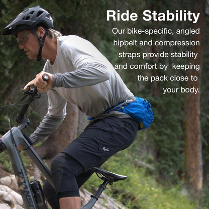 Osprey Seral 7L Biking Waist Pack with Hydraulics Reservoir for Men and Women, Aprium Purple