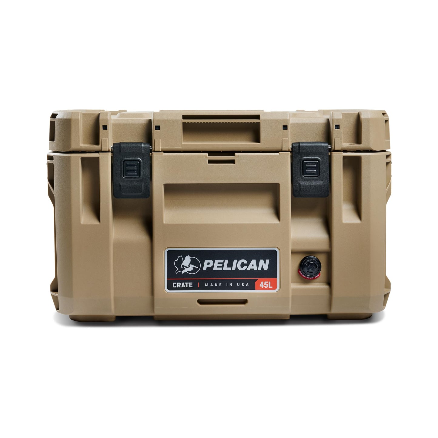 Pelican Crate - 45 Liter Storage Case - Cargo Box, Transport Case, Overland Case (Desert Tan)