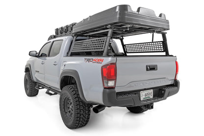 Rough Country Bed Rack Molle Panel Kit for Toyota Tacoma (2005-2023) - Storage Rack for Tools, Accessories & Recovery Gear