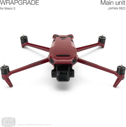 WRAPGRADE Full Skin Stickers for DJI Mavic 3 / Mavic 3 Classic (Japan RED)