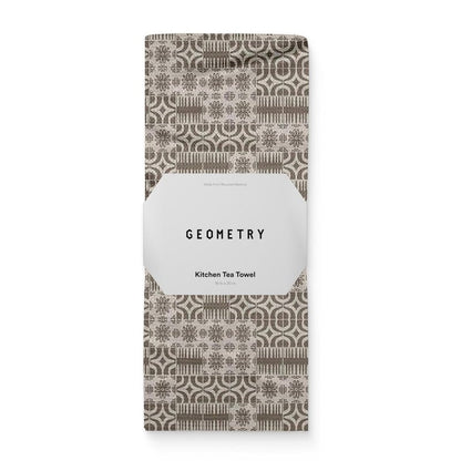 GEOMETRY Spring Kitchen Towels - Quick Dry Microfiber Cloth Spring & Summer Dish Towels for Kitchen Drying - Premium Quick Dry Towel - Sandy, 18" x 30" - 1-Pack