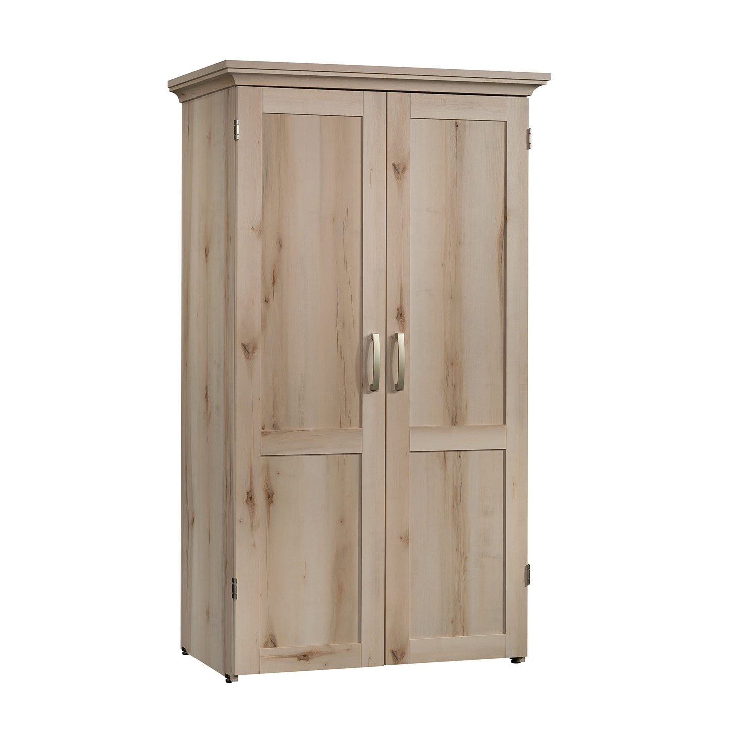 Sauder Miscellaneous Storage Craft & Sewing Armoire (Pacific Maple) HomePlus Two Door Storage Pantry Cabinet (Pacific Maple Finish)
