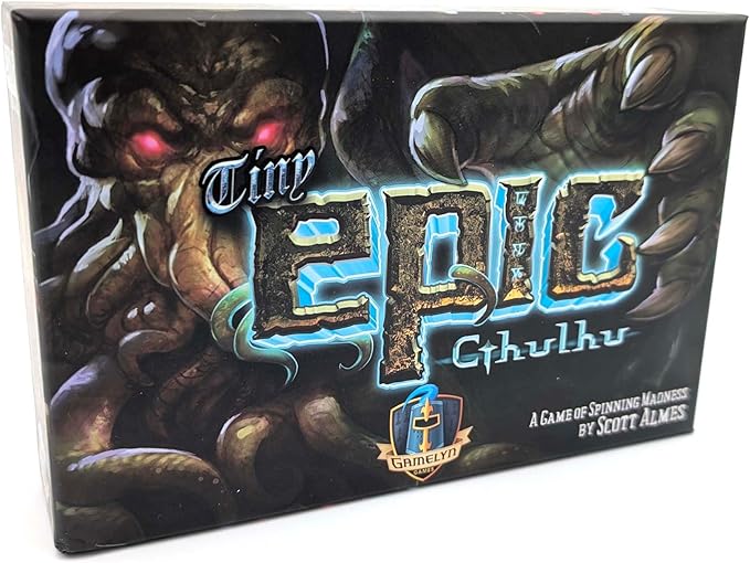 Tiny Epic Cthulhu Deluxe | Cooperative Strategy Board Game | Lovecraftian Horror with Madness Spinner | Adults &amp Teens | 1-4 Players Age 14+