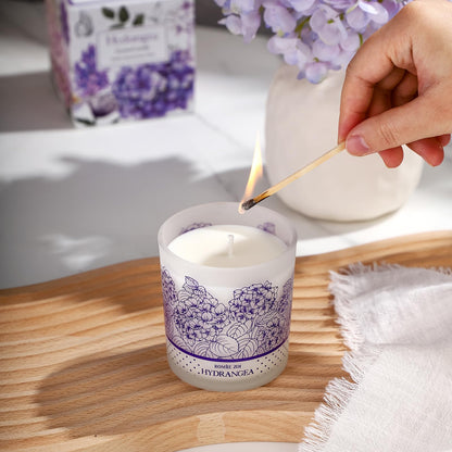 ROMIIE ZOI Scented Candle - Hydrangea - 6oz Aromatherapy Soy Wax Jar Candle for Home, Gifts for Women - 170g