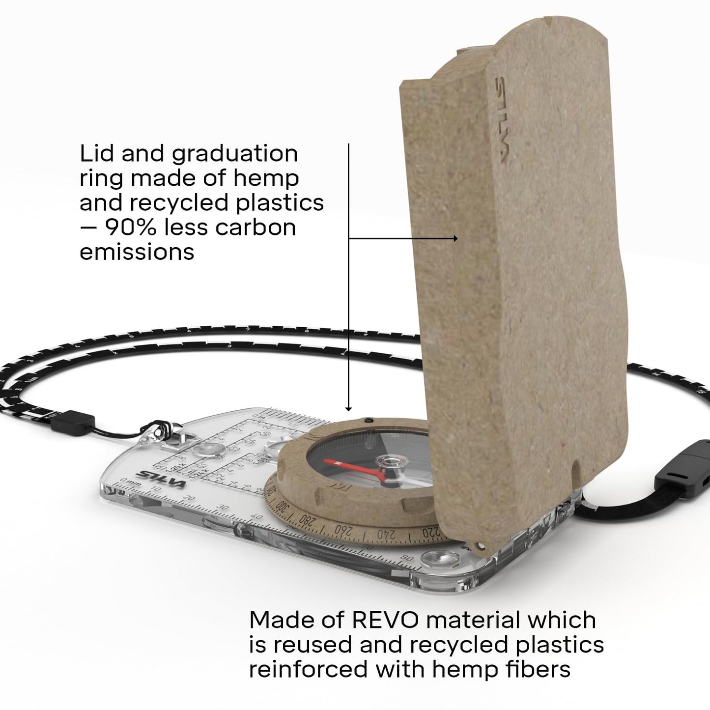 Silva Compasses Transparent Base with Mirror Terra Expedition S Compass (MN) Silva Unisex Adults