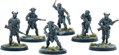 Modiphius Entertainment: Fallout: Miniatures - Cult of The Mothman: Follower - 6 Figures Appalachia Wave Unpainted Resin Miniatures Tabletop Game