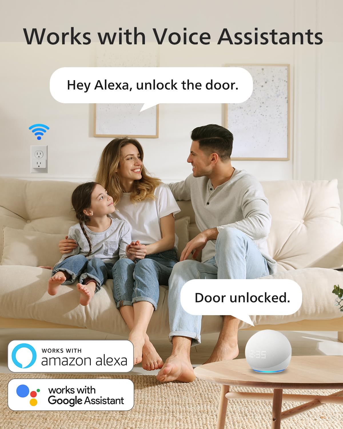 Philips Wi-Fi Smart Door Lock, Keyless Entry Door Lock with App Control,Fingerprint ID,Auto Lock,Keypad Deadbolt with Wi-Fi Bridge Adaptor,Smart Locks for Front Door-Matte Black