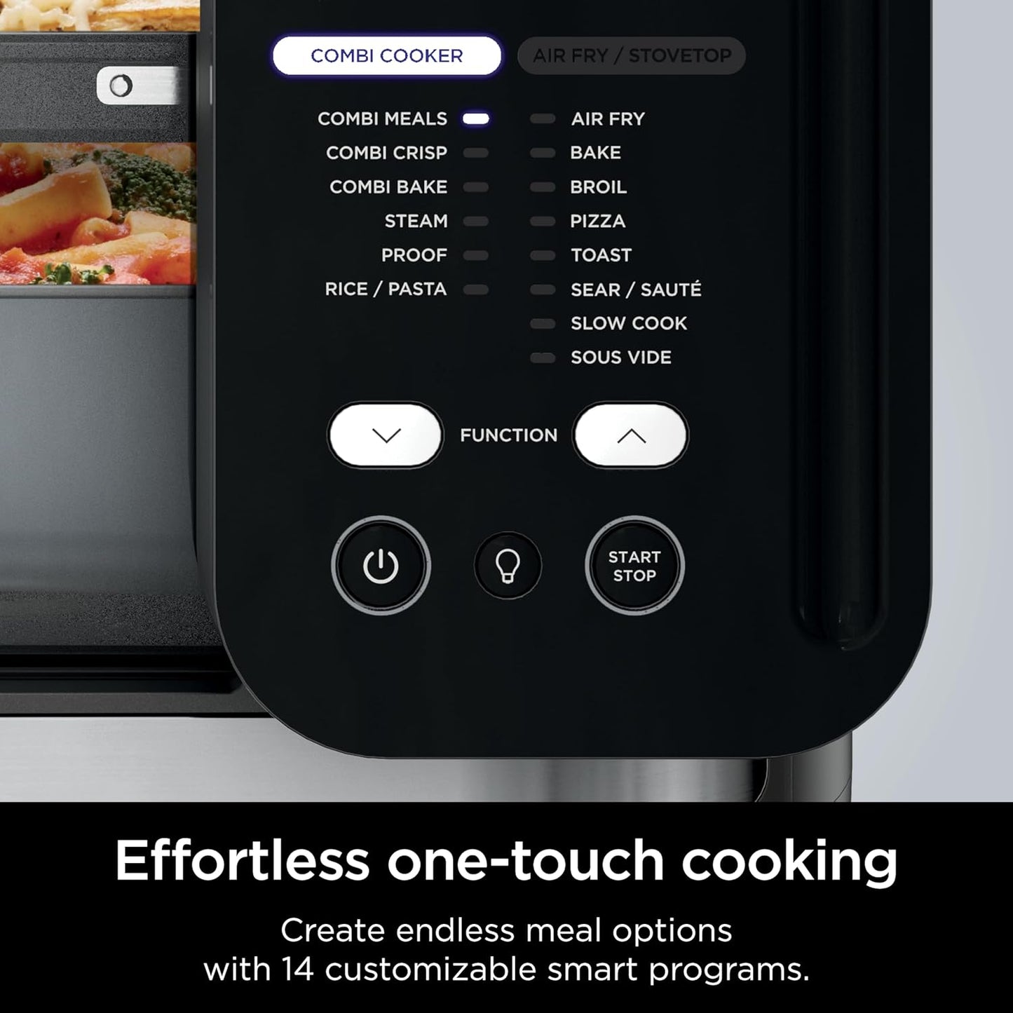 Ninja Combi Multicooker - 14-in-1 Air Fryer & Oven for Quick Meals in 15 Mins | Stainless Steel, 3 Accessories