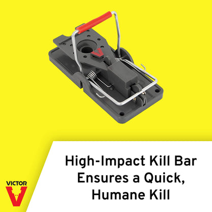 Victor Power-Kill Humane Mouse Traps M393SSR - 6 Easy Set,Reusable,Power-Kill Victor Mouse Traps,(Pack of 6)