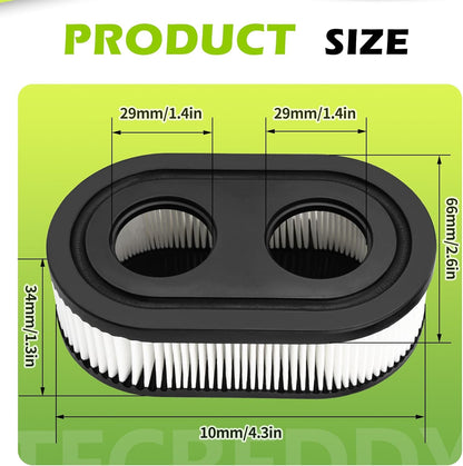 Troy-Bilt Air Filter Spark Plug - Compatible with TB110, TB115, TB200, TB230, TB330, TB370 Mowers