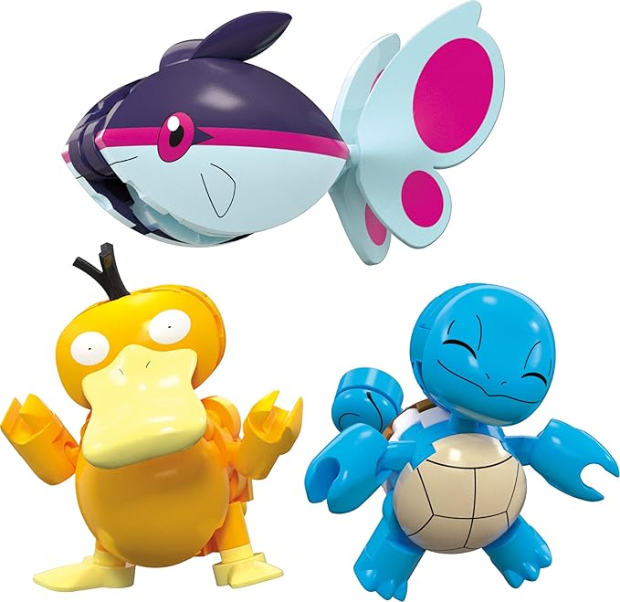 MEGA Pokémon Building Toys Set Aquatic Adventure with 319 Pieces 2 Poseable Characters for Kids
