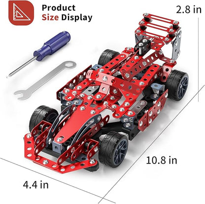 STEM Building Projects Toys - Model Car Kit DIY Building STEM Projects Toys for Kids Boys Girls Ages 8-12-16 Assembly Science Kit Model Car Birthday Gift Toy for Kids Boys 8 9 10 11 12 Years Old