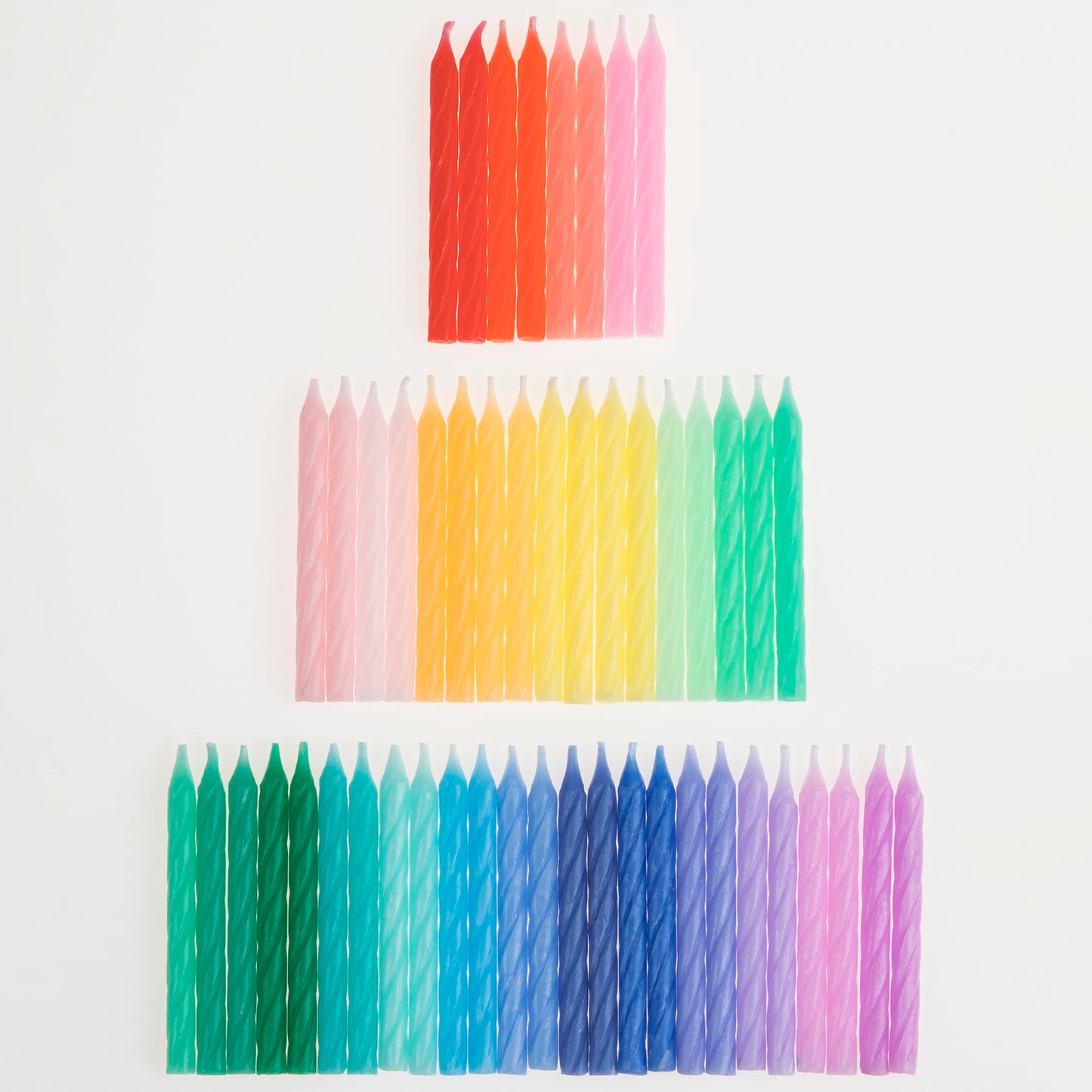 Meri Meri Mini Birthday Candles for Cake (Pack of 50), Unscented Meri Meri Birthday Candles