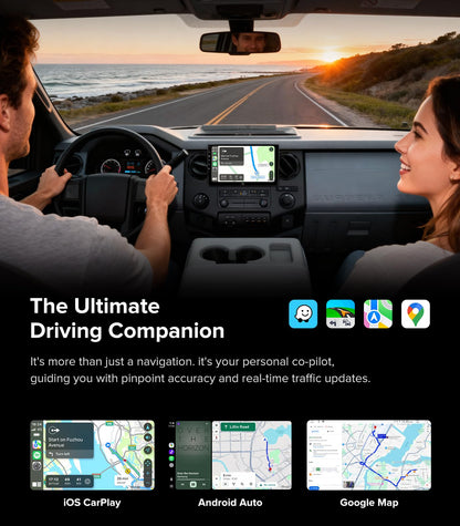 AINAVITO 10 Inch for Ford F150 Radio 2004-2008, F250/F350/450/550 2008-2016 Radio Upgrade Wireless CarPlay Android Auto, Plug and Play, 5G Wi-Fi, Bluetooth 5.0 QLED Touch Screen Car Stereo