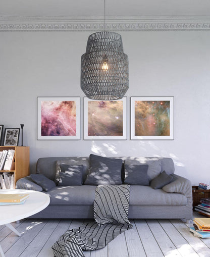 Zuo Daydream Ceiling Lamp, Metal, 143in x 18in x 24in, Gray, Model 50209