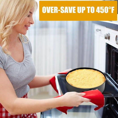 GZMAISULEE 9 Inch Springform Pan Baking Pans Round Leakproof Nonstick Removable Bottom Bakeware for Cake, Cheesecakes, Pizza, and Quiches