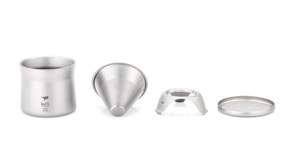 Keith Titanium Ti3911 Ultralight Coffee Maker - Custom Premium Leather Case Included 18th Anniversary: Exclusive Price!