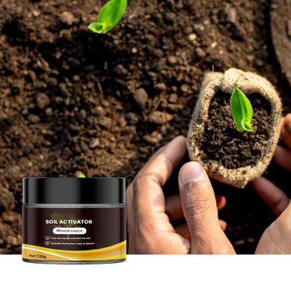 Organic Soil Activator by [Brand Name] - Water-Soluble Formula for Enhanced Root Growth & Nutrient Absorption | 120g (2PCS)
