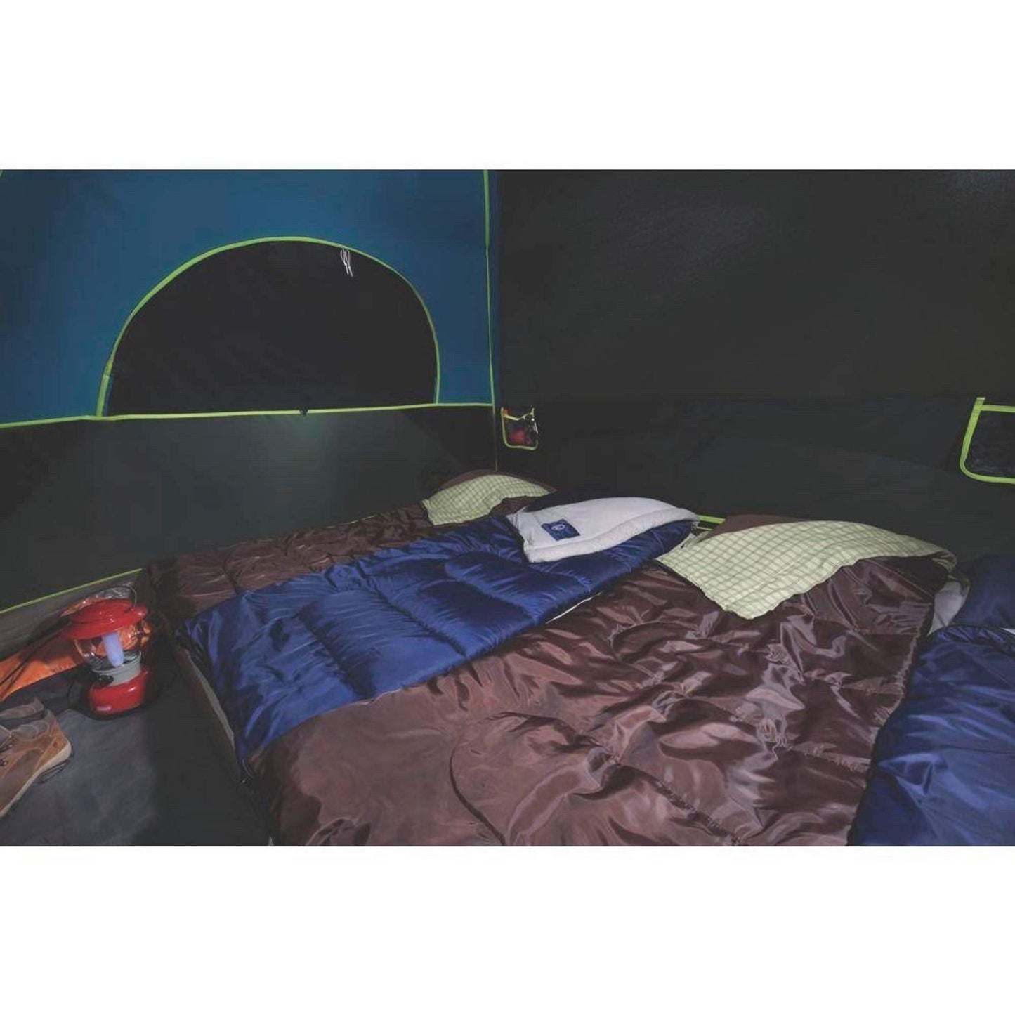 Coleman Camping Tent with Screen Room | 4 Person Carlsbad Dark Room Dome Tent with Screened Porch