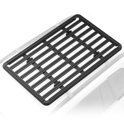 WILDROAD Aluminum Roof Platform, 83" x 52" Universal Flat Roof Rack Heavy Duty Roof Rack Platform with 10 Sets Eye Bolt Nut and T-Screws Anchoring Kit Fits for SUV, Truc